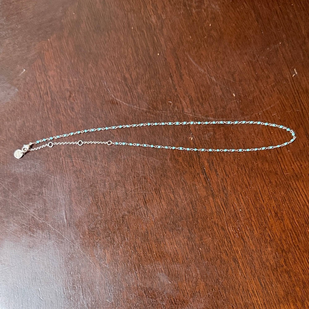 Pura Vida Silver and Blue Necklace